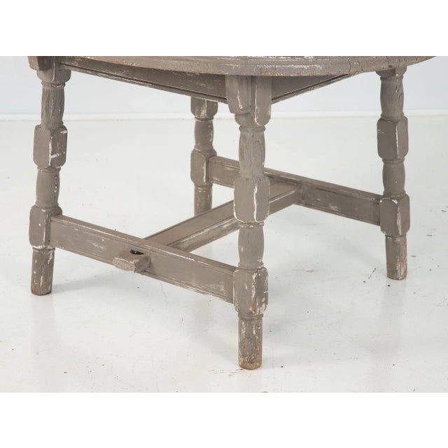 Early 20th Century Painted Gray Low Table For Sale - Image 11 of 12