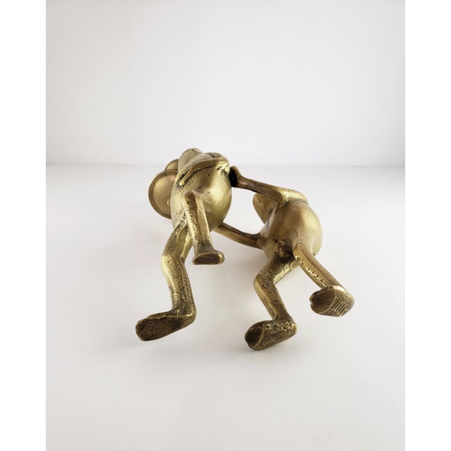 Vintage Brass Frogs Candle Holder Chairish
