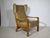 1970s Mid-Century Modern Wingback Chair with Folding Function in Wood, 1970s For Sale - Image 5 of 12