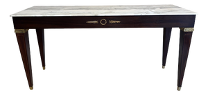 Console Table with Marble Top, 1950s