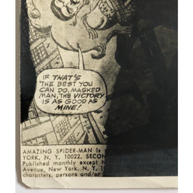 Pop Art Vintage Silver Gelatin Photograph Marvel Comic Book, Amazing Spider Man Pop Art For Sale - Image 3 of 3