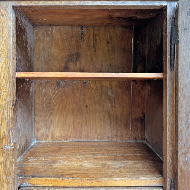 18th Century Danish Oak Kitchen Cupboard For Sale In Chicago - Image 6 of 12