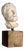 Girolamo Ticciati, Male Head with Beard and Wavy Hair, 18th Century, Marble For Sale