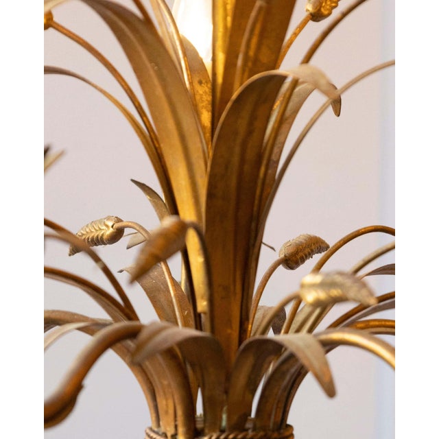 Mid 20th Century Mid 20th-Century French Wheat Sheaf Chandelier, Inspired by Coco Chanel For Sale - Image 5 of 6