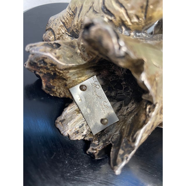 Silver-Plated Elephant Sculpture, 1970s For Sale - Image 3 of 16