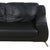 Nicoletti Black Leather Modern Couch For Sale In Cincinnati - Image 6 of 12