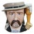 American Royal Doulton Wild West Bill Hickock Whiskey Bottle Toby Character Jug For Sale