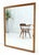 American Walnut 40x52" Rectangle Wall Mirror Mitn For Sale - Image 10 of 12