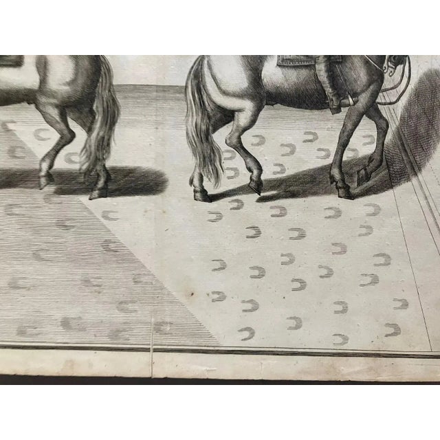 Framed 1700 Equestrian Engraving by William Cavendish After Van Diepenbeeck Euc For Sale - Image 4 of 7