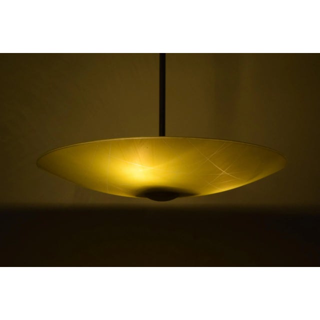 Mid-Century Glass Pendant Lamp, 1960s For Sale - Image 11 of 12
