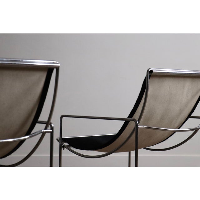 Filo Lounge Chairs Model 203 by Odile Mir for Prisunic, France 1971, Set of 2 For Sale - Image 6 of 18