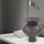 2020s Graphite Ceramic Flared Vase- Small For Sale - Image 5 of 6