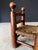 French Provincial Brutalist Low Stool by Charles Dudouyt, France 1940s For Sale - Image 11 of 16