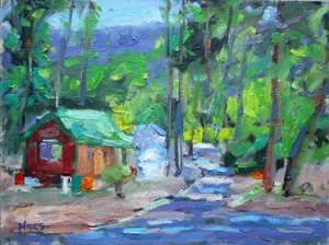 Original Abstract Impressionist Landscape