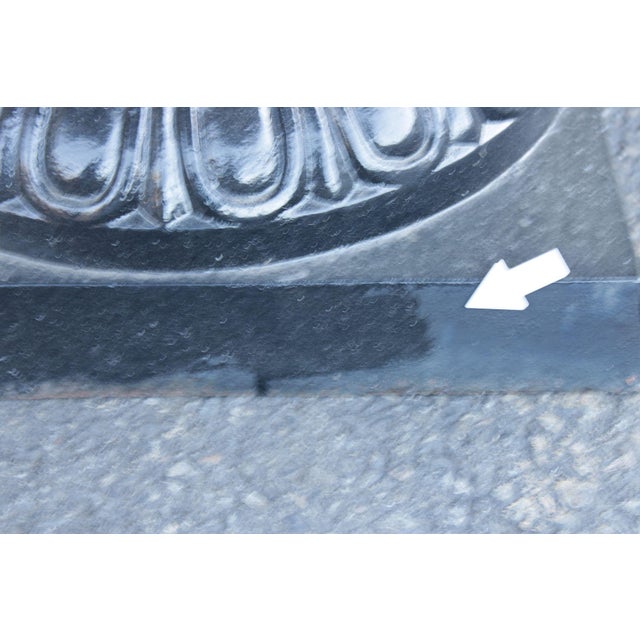 Large Cast Iron Pair Of Garden Urn Planters For Sale - Image 18 of 18