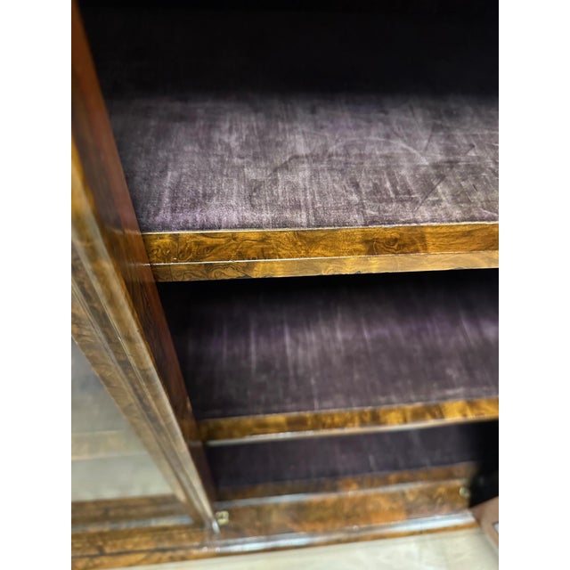 Small Antique Bookcase in Walnut, 1890s For Sale - Image 4 of 17