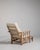 French Oak Reclining Armchair with Pull-Out Footrest, Antique, France, Circa 1940 For Sale - Image 10 of 18