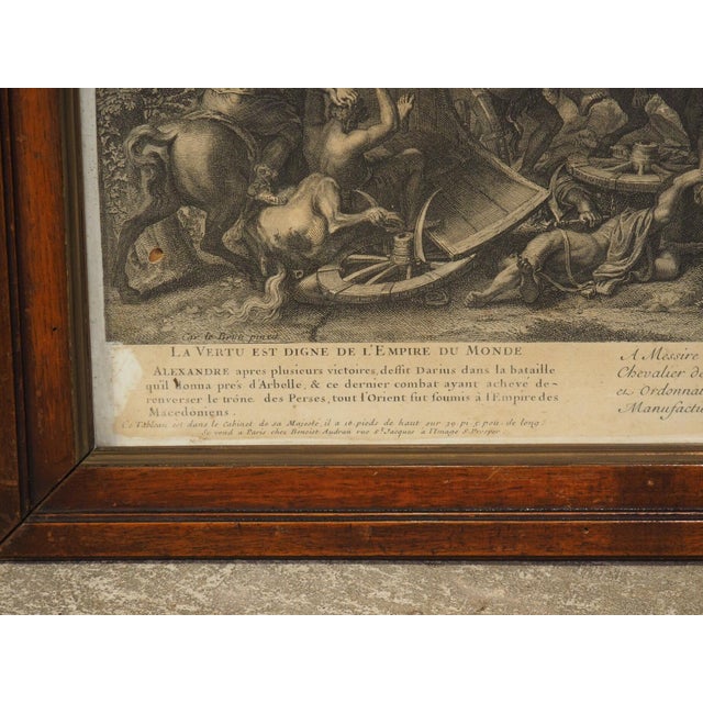 Pair of 18th Century French Lithographs, Battle Scenes With Alexander the Great For Sale In Dallas - Image 6 of 18