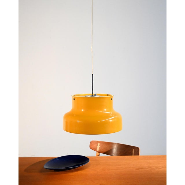 Yellow Bumling Lamp by Anders Pehrson for Ateljé Lyktan, 1960s For Sale - Image 3 of 13