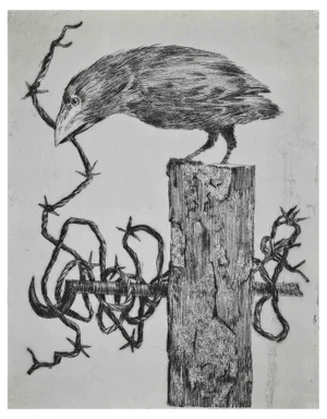 Leo Guida, Crow, Etching, 1970s