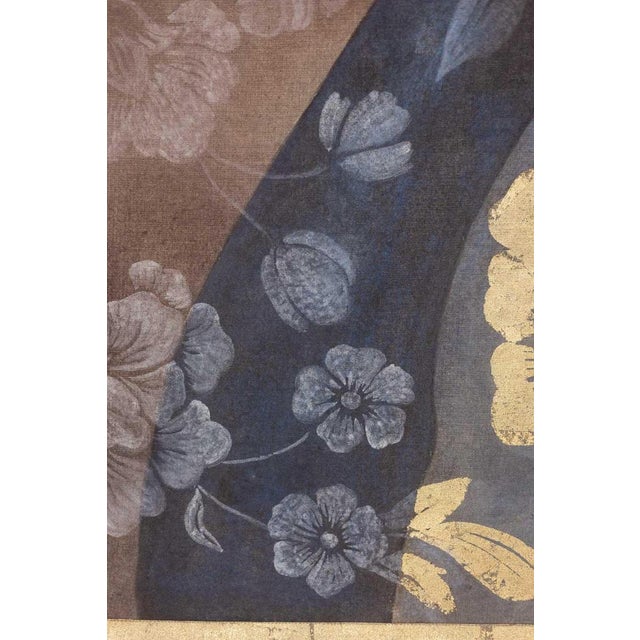 French Artist, Italian Renaissance-Style Portrait, Painted Canvas For Sale - Image 5 of 7