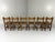 Rustic Blonde Oak Dining Chairs, 1960s, Set of 6 For Sale - Image 14 of 18