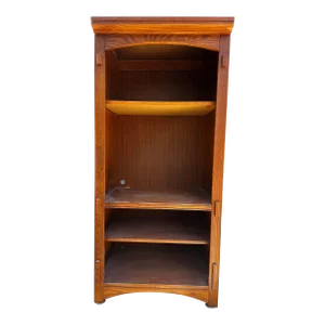 Late 20th Century Hardwood Bookshelf