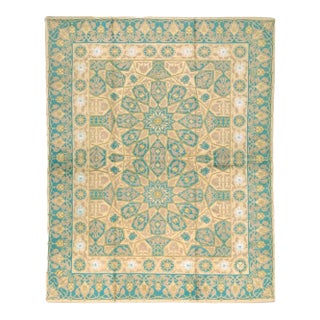 Galerie Shabab Collection Early 20th Century Indian Cotton Agra Accent Carpet For Sale