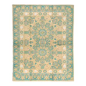 Galerie Shabab Collection Early 20th Century Indian Cotton Agra Accent Carpet
