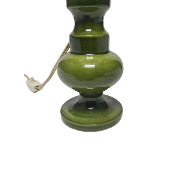 Polish Postmodern Bedside Lamp in Glass and Pottery, 1980s For Sale - Image 4 of 11