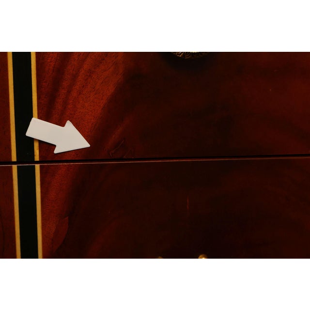 Infinity Furniture Neoclassical Style Mahogany Tall Chest For Sale - Image 18 of 18