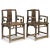 Set of Walnut Southern Official Chairs For Sale - Image 3 of 8