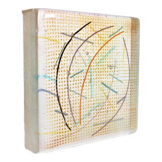 Glass Pop Art Design Block For Sale