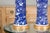 Mid 20th Century Mid Century Modern Porcelain Blue and White Table Lamps with Blooming Trees, a Pair For Sale - Image 11 of 12