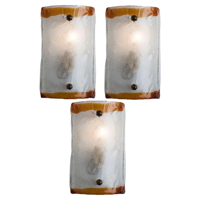 Rectangle Wall Light from Mazzega, 1960s For Sale