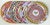 Pink Enamaled Pink & Gold Tin English Plates - Set of 6 For Sale - Image 8 of 8
