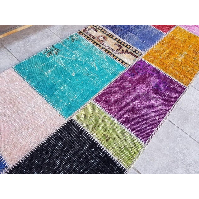 Oushak Vintage Wool Runner For Sale - Image 10 of 10