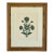 Hand-Painted Jaipuri Green Floral Motif Painting in a Pinewood Frame For Sale