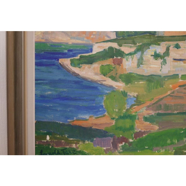 Leopold Fare, Southern Landscape, 1960s, Oil on Canvas, Framed For Sale - Image 15 of 18