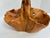 Vintage Hand-Carved Burl Wood Bowl – Large Organic Basket-Style Decorative Centerpiece For Sale - Image 4 of 11