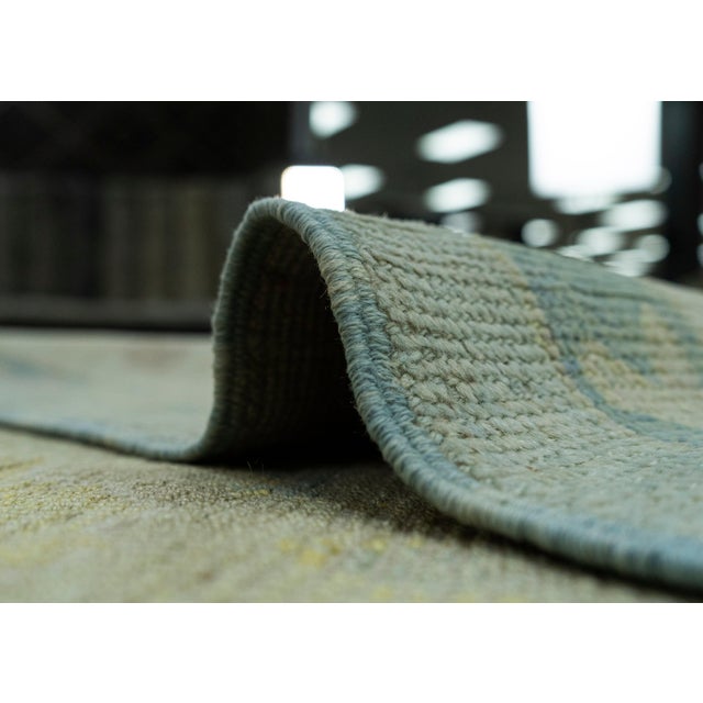Textile Turkish Oushak Rug 9'7" x 14'7" #19065 For Sale - Image 7 of 8