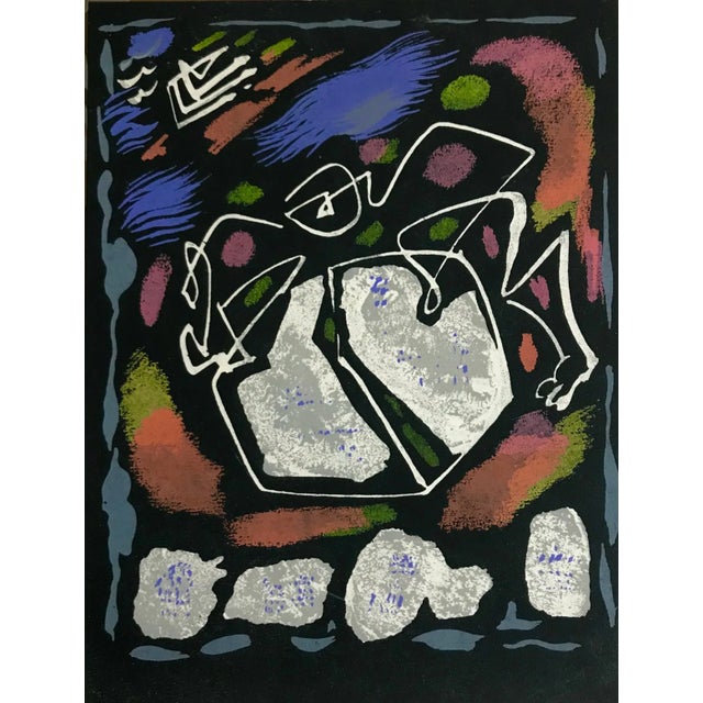 Andre Masson Original Lithograph 4 Mourlot Freres 1962 For Sale
