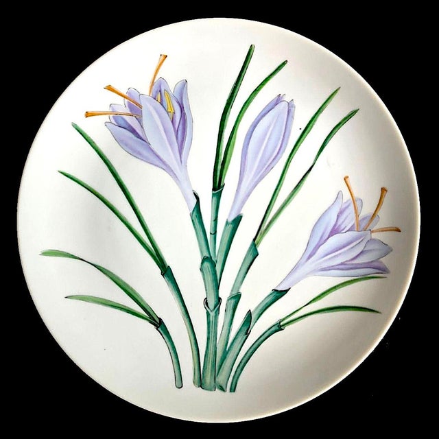 Vintage Horchow Collection Botanical Salad/Dessert Plates, Set of 4 For Sale In Miami - Image 6 of 12