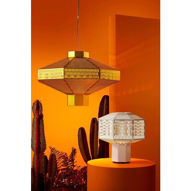 Jaime hayson ma-rock t me custom combination golden suspension lamp for parachilna when you see this lamp you immediately...