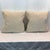 Beautiful woven cream colored animal print 20”x20” includeds new feather/down pillows inserts. Hidden zipper closures....