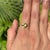 Art Deco Modern Glam 2.04ct Lemon Topaz Diamond Clover Cocktail Ring in 14k Gold Size 4 For Sale - Image 3 of 14