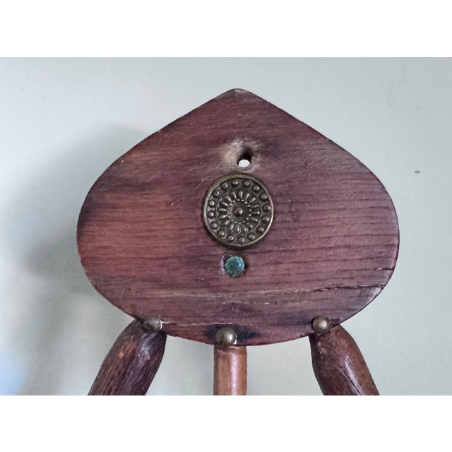 Chestnut Vintage Bentwood Hat and Coat Rack, Early 20th Century For Sale - Image 8 of 9