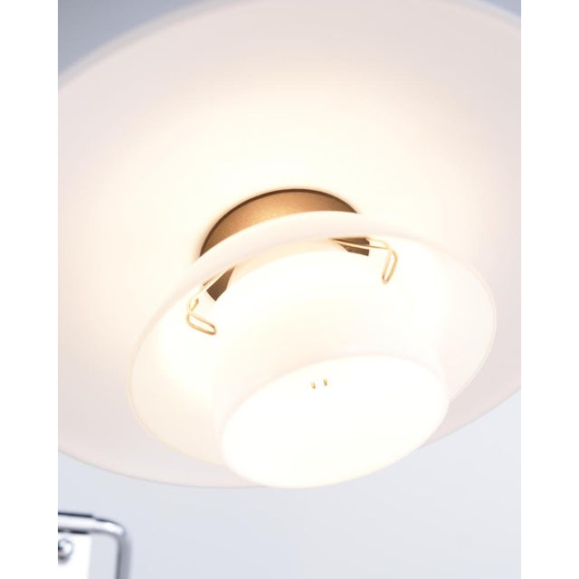 Glass Table Lamp in White Opal Glass by Poul Henningsen for Louis Poulsen For Sale - Image 7 of 11