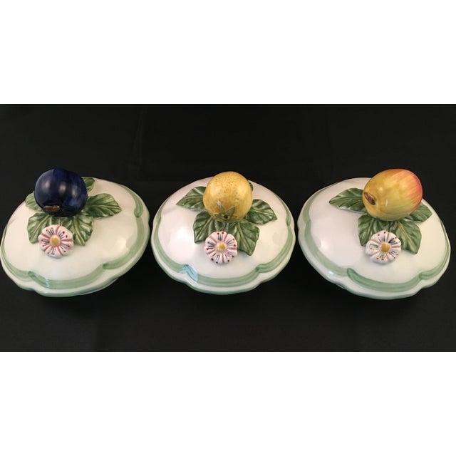 Villeroy And Boch French Garden Porcelain Kitchen Canisters Set Of 3 Chairish