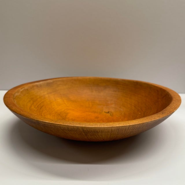 1960s Vintage Mid-Century Modern Wood Bowl For Sale In New York - Image 6 of 11